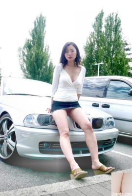 สาวสังคมตัวสูงถูกถ่ายรูปบนท้องถนนในต่างประเทศ ~ มองหาความตื่นเต้น!  (18P)