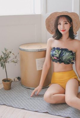 นางแบบเกาหลี Yeon Ji-eun ชุดว่ายน้ำชายหาดบางที 5 (100P)