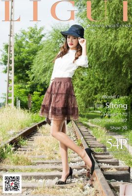 (Ligui Internet Beauty) 20171213 นางแบบ สิตง ขาสวย หมูฉีก ข้างรางรถไฟ (55P)