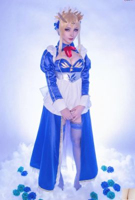 ชิโระ คิทสึเนะ (ชิโรคต์สเน) cosplay สาวใช้ Artoria Pendragon – FateGrand Order (60P)