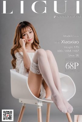 (LiGui Internet Beauty) 2017.09.20 รุ่น Xiaoxiao หมูฝอย VS รองเท้าส้นสูงผ้าไหมสีขาวขาสวย (69P)