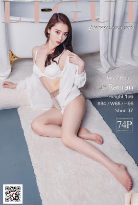 (LiGui Internet Beauty) 2017.09.18 รุ่น Ranran รองเท้าส้นสูงผ้าไหมสีขาวขาสวย (75P)