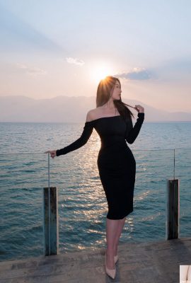(คอลเลกชันออนไลน์) สาวสวัสดิการ -Nnian “การถ่ายภาพท่องเที่ยวช่วงวันหยุดทะเลสาบ Erhai” (50P)