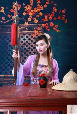 ภาพถ่ายส่วนตัวของ Si Daiyuan หญิงสาวสวยในชุดโบราณ (87P)