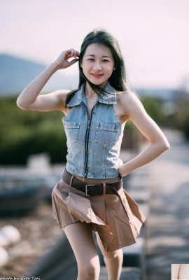 (คอลเลกชันอินเทอร์เน็ต) สาวขาสวยชาวไต้หวัน – วินนี่ลูลู่งามถ่ายภาพกลางแจ้งสมจริง (28P)