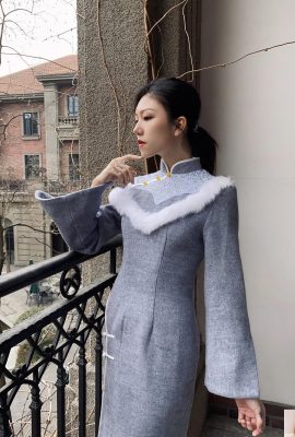 (คอลเลกชันออนไลน์) XiuRen model-Xiao Ziyi Alice “ชุดผ้าไหมสีเทาดำ” (ตอนที่ 1) (80P)
