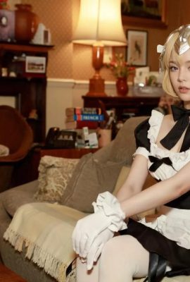 ATFM – สึบากิ cosplay Jeanne d) Arc Maid – คำสั่ง FateGrand (52P)