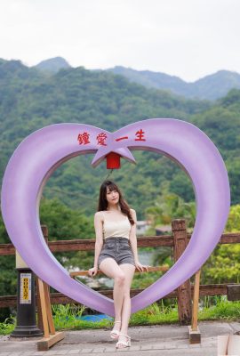 (คอลเลกชันออนไลน์) สาวไต้หวันขาสวย – ภาพถ่ายกลางแจ้งที่สวยงามของ Zhang Weiting (1) (71P)