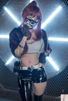 (นักบุญ Photolife) cos ของ Yuna vol.04 – KDA Akali และ Nier Automata 2B (64P)