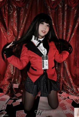 OnlyFan – Kittyxkum cosplay ยูเมโกะ จาบามิ – คาเคกูรุอิ (126P)