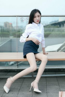 -YMS) Vol.023 Leg model Yi Ming OL รูปถ่ายของขาสวยผ่อนคลายบนระเบียง (58P)