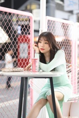 Urban Beauty Zhizhi กระโปรงสะโพกสีเขียวอ่อนเซ็กซี่ (100p)