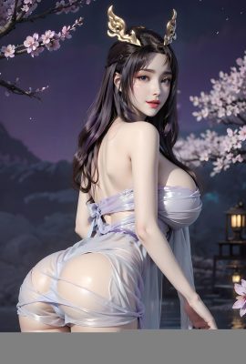 (AI สร้างขึ้น) Perfect World Tianfox Fairy Tulle 2