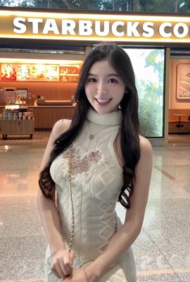 “จาง anqi (qiqi)” หน้าอกสีขาวและสวยงามเป็นจุดสนใจของผู้ชม (22p)