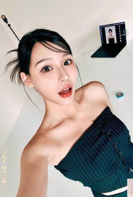 สาวน่ารักและน่ารัก “Chin Qinruoru” มีอาชีพที่ลึกและเต้านมสีขาวและนุ่มนวลที่ไม่สามารถปิดกั้นได้ (10p)