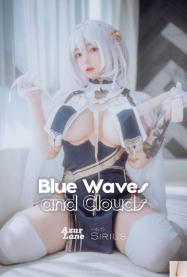 (คอลเลกชันออนไลน์) Maruemon “Blue Waves and Clouds 1” แผนที่สวัสดิการวีไอพี (100p)