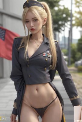 ทหารสาวผมบลอนด์