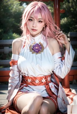 ★ Patreon ★ (Aitvwiki Beauty Encyclopedia) – Genshin Yae Miko Cosplay Genshih
