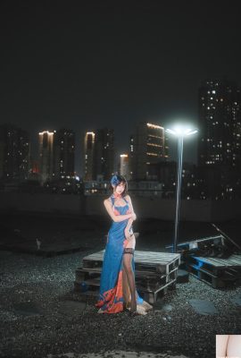 (คอลเลกชันออนไลน์) Tina is So Evil – Azur Lane Jianwu Cheongsam (39p)