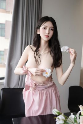 (คอลเลกชันบนอินเทอร์เน็ต) นางแบบที่สวยงามของ Xiuren Bai Xiaodie “Pink Fairy Dress” ของส่วนตัวยิง (96p)