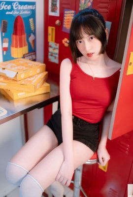 (คอลเลกชันออนไลน์) ถุงเท้ายาวถึงเข่าสไตล์ Qiaowu-American (11P)