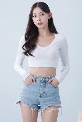 ส่วนโค้งเว้าที่เพรียวบางของ Lin Qianhan นั้นสมบูรณ์แบบจากทุกมุม (10P)