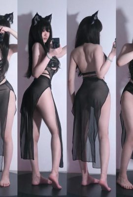 (คอลเลกชันออนไลน์) Takahashi Chirin – มังกรวิเศษสามชุดล่าสุด + แจ็กเก็ตสีดำ + ผ้าโปร่งสีดำแสนสนุก (100P)