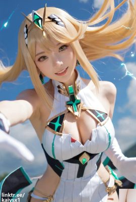 ★Pixiv★ (Kaiysx) Mythra Xenoblade ตุ๊กตาเซ็กซี่